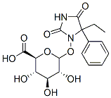 5-ethyl-5-phenylhydantoin-N-glucuronide 结构式