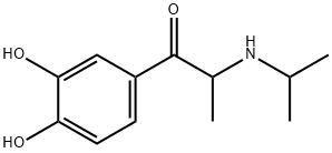 1-Propanone, 1-(3,4-dihydroxyphenyl)-2-[(1-methylethyl)amino]- (9CI) 结构式