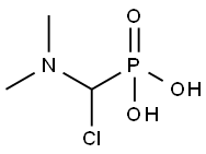 [Chloro(dimethylamino)methyl]phosphonic acid 结构式