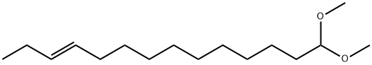 (E)-14,14-Dimethoxy-3-tetradecene 结构式