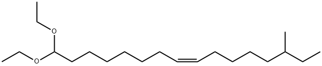 (Z)-1,1-Diethoxy-14-methyl-8-hexadecene 结构式