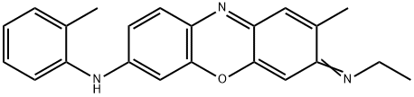 3-(ethylimino)-2-methyl-N-(o-tolyl)-3H-phenoxazin-7-amine 结构式