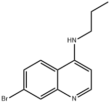 (7-BROMOQUINOLIN-4-YL)PROPYLAMINE 结构式