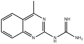 N-(4-甲基-喹唑啉-2-基)-胍 结构式