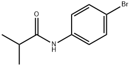 N-(4-溴苯基)-2-甲基丙酰胺 结构式