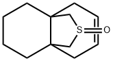 4alpha,8alpha-(Methanothiomethano)naphthalene, 1,2,3,4,5,8-hexahydro-,  10-oxide 结构式
