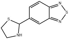 2-(5-Benzo-2,1,3-thiadiazolyl)thiazolidine 结构式