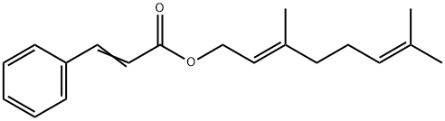 (,6E)-3,7-dimethyl-2,6-octadienyl cinnamate 结构式