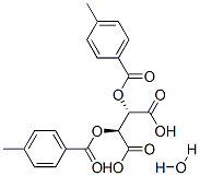 L-对甲基二苯甲酰酒石酸一水物 结构式