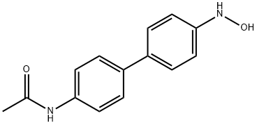 N-hydroxy-N'-acetylbenzidine 结构式