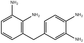 3-[(3,4-Diaminophenyl)methyl]-1,2-benzenediamine 结构式