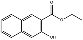 2-羟基-3-萘甲酸乙酯 结构式