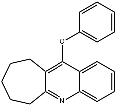 11-Phenoxy-7,8,9,10-tetrahydro-6H-cyclohepta[b]quinoline 结构式