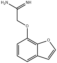 Ethanimidamide, 2-(7-benzofuranyloxy)- (9CI) 结构式