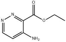 3-Pyridazinecarboxylicacid,4-amino-,ethylester(9CI) 结构式