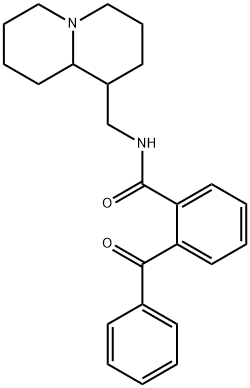 Aminolupinine o-benzoil acid amid 结构式