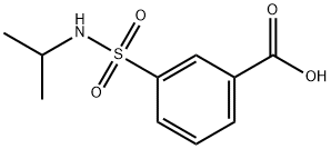 3-[(异丙基氨基)磺酰基]苯甲酸 结构式