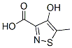 3-Isothiazolecarboxylic acid, 4-hydroxy-5-methyl- (9CI) 结构式