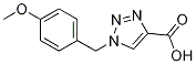 1-(4-METHOXYBENZYL)-1H-1,2,3-TRIAZOLE-4-CARBOXYLIC ACID 结构式