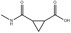 Cyclopropanecarboxylic acid, 2-[(methylamino)carbonyl]- (9CI) 结构式