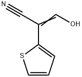 3-氧代-2-(噻吩-2-基)丙腈 结构式