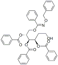 3-O,4-O,5-O,6-O-Tetrabenzoyl-2-deoxy-D-lyxo-hexose O-benzyl oxime 结构式