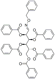 2-O,3-O,4-O,5-O,6-O-Pentabenzoyl-D-glucose O-benzyl oxime 结构式