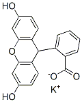 2-(3,6-dihydroxyxanthen-9-yl)benzoic acid, potassium salt 结构式