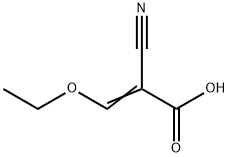 2-氰基-3-乙氧基丙烯酸 结构式