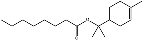 1-methyl-1-(4-methyl-3-cyclohexen-1-yl)ethyl octanoate 结构式