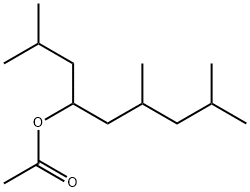 1-isobutyl-3,5-dimethylhexyl acetate 结构式