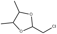 1,3-Dioxolane,  2-(chloromethyl)-4,5-dimethyl- 结构式