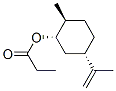 (1alpha,2beta,5alpha)-2-methyl-5-(1-methylvinyl)cyclohexyl propionate 结构式