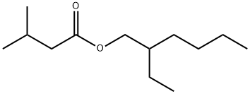 2-ethylhexyl isovalerate 结构式