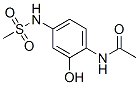 N-[2-hydroxy-4-[(methylsulphonyl)amino]phenyl]acetamide 结构式
