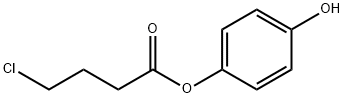 4-hydroxyphenyl 4-chlorobutyrate 结构式