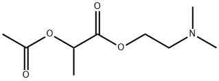 2-Acetoxypropionic acid 2-(dimethylamino)ethyl ester 结构式