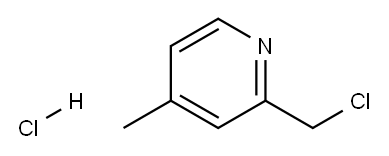 2-氯甲基-4-甲基吡啶盐酸盐 结构式