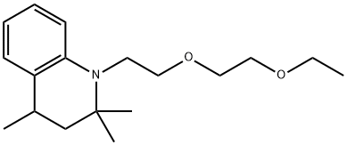 1-[2-(2-Ethoxyethoxy)ethyl]-1,2,3,4-tetrahydro-2,2,4-trimethylquinoline 结构式