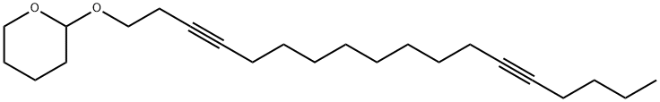 1-(Tetrahydro-2H-pyran-2-yloxy)octadeca-3,13-diyne 结构式