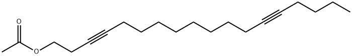 3,13-Octadecadiyn-1-ol acetate 结构式