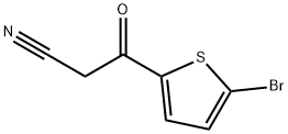 3-(5-溴-2-噻吩)-3-氧丙腈 结构式