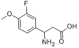 3-Amino-3-(3-fluoro-4-methoxyphenyl)propanoic acid