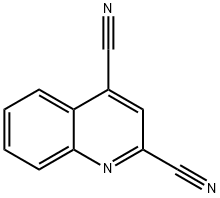 2,4-二氰基喹啉 结构式