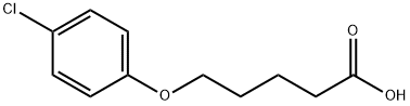 5-(4-chlorophenoxy)pentanoic acid 结构式