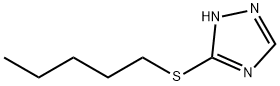 5-(戊硫基)-1H-1,2,4-三唑 结构式