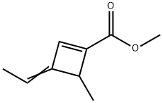 1-Cyclobutene-1-carboxylicacid,3-ethylidene-4-methyl-,methylester(9CI) 结构式