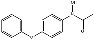 N-hydroxy-N-(4-phenoxyphenyl)acetamide 结构式