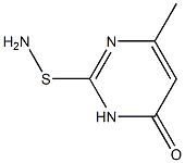 2-Pyrimidinesulfenamide, 1,4-dihydro-6-methyl-4-oxo- (9CI) 结构式