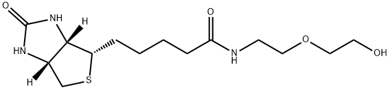 1H-Thieno[3,4-d]iMidazole-4-pentanaMide, hexahydro-N-[2-(2-hydroxyethoxy)ethyl]-2-oxo-, (3aS,4S,6aR)- 结构式